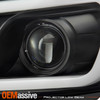 For 06-13 Chevy Impala 06-07 Monte Carlo LED [C-Tube] Projector Black Headlights