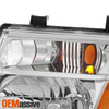 Halogen Chrome Headlights For 2005-08 Frontier 05-07 Pathfinder Left +Right Pair