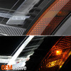 For 08-14 Audi TT Quattro [HID w/AFS] Projector Black Headlights LED Sequential