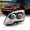 For 2007-2012 GMC Acadia Projector [Halogen Type] Chrome Headlight Driver Left