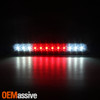 For 03-06 Silverado 1500/1500HD/2500/2500HD C-Tube LED Black Tail Lamp+3rd Brake