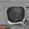 For 08-10 F250/F350 SuperDuty SwitchBack C-Tube Signal Chrome Projector Headlamp