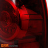 Fits 2005-2015 Tacoma Pickup Full Red Lens Tail Lights Brake Lamps Set Combo