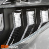 For 2016-2021 Civic Sedan [Tube Bar] Sequential Signal Projector Black Headlight