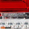 For 2008-2009 Pontiac G8 Sedan [C-Tube] Light Bar LED Red Clear Tail Lamp Pair