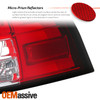 For 2008-2009 Pontiac G8 Sedan [C-Tube] Light Bar LED Red Clear Tail Lamp Pair