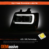 For 07-14 Tahoe Suburban 07-13 Avalanche Projector LED [C-Tube] Black Headlights