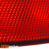 For 1995-1998 Porsche 911 Chrome Red Clear Tail Lamp Brake Lights Pair L+R