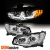 For 2016-21 Civic Sedan [Tube bar] Sequential Signal Projector Chrome Headlights