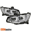 For 2016-21 Civic Sedan [Tube bar] Sequential Signal Projector Chrome Headlights