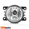 For 2017-2021 Jeep Compass Bumper Fog Lights+Bezel Set+Harness+Switch+Relay