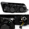 Fits 06-08 Sonata Black Bezel Projector Headlights Driver/Left Side Replacement