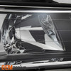 Fits 06-08 Sonata Black Bezel Projector Headlights Driver/Left Side Replacement