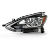 For 2016 2017 2018 2019 Sentra [Halogen Type] Black Headlight Driver Left Side