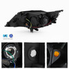 For 2014-2020 Chevy Impala [Halogen Style] Projector Black Headlight Right Side