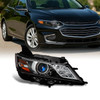 For 2014-2020 Chevy Impala [Halogen Style] Projector Black Headlight Right Side