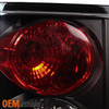For 2005-2007 Grand Cherokee LED [C-Tube Bar] Projector Black Headlight+TailLamp