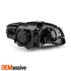 Pair HID Style Black Headlights For 05-09 Audi A4 S4 07-08 RS4 09 Cabriole LH+RH