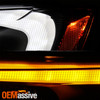 For 11-13 Grand Cherokee C-Tube Sequential Turn Signal Projector Black Headlight