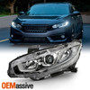Left Halogen Projector Headlight For 2016-21 Civic EX/ EX-T/ LX/ EX-L/ LX-P/ DX