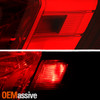 For 2016-2021 Honda Civic Sedan 4Door Red Clear Tail Light Outer Right Passenger