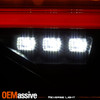 For 08-14 Subaru Impreza WRX Hatchback LED Black Tail Lights Sequential Signal