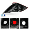 For 2016-2021 Honda Civic Sedan Red Smoked Tail Light Lights Outer Left + Right