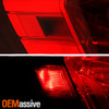 For 2016-2021 Honda Civic Sedan Red Smoked Tail Light Lights Outer Left + Right