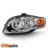 Left Halogen Style Headlamp For 2005-09 Audi A4 S4 07-08 RS4 09 Cabriole Chrome