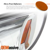 For 15-18 Focus S/SE/ST/Titanium Halogen LED Clear Projector Headlamp Sequential