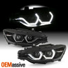 For 12-15 BMW 320i 325i 328d 328i 335i HID w/AFS LED Projector Black Headlights