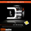 For 2018-2020 Ford F150 Pickup [Halogen Type] Projector Chrome Headlights Pair