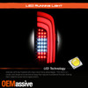 For 2016-2022 Toyota Tacoma Full LED Black Tail Lights Sequential Tube Signal