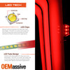 For 2016-2022 Toyota Tacoma Full LED Black Tail Lights Sequential Tube Signal