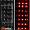 For 2016-2022 Toyota Tacoma Full LED Black Tail Lights Sequential Tube Signal