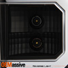 For 04-09 Dodge Durango SUV [Dual C-Tube] LED Black Tail Lamp Brake Lights Pair