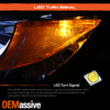 For 14-20 Impala Sedan LED [Dual Tube] Halogen Projector Chrome Headlights Pair