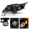For 2014-2020 Chevy Impala [Halogen Type] Black Headlights Pair Left+Right 15-19