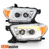 For 16-22 Toyota Tacoma TRD LED DRL Projector Clear Headlights Sequential Signal