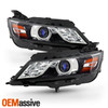 For 14-20 Chevy Impala HID/Xenon Non-AFS Projector Black Headlights Pair LH+RH