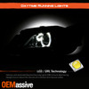 For 14-20 Chevy Impala HID/Xenon Non-AFS Projector Black Headlights Pair LH+RH