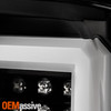 For 14-19 Silverado 1500 15-19 2500HD/3500HD Sierra C-Tube LED Black Tail Light