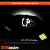 For 2014-2020 Chevy Impala HID/Xenon Non-AFS Projector Black Headlight Passenger