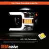 For 18-20 Ford F150 Halogen Projector Chrome Headlights w/ LED Sequential Signal