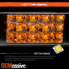 For 18-20 Ford F150 Halogen Projector Chrome Headlights w/ LED Sequential Signal
