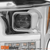 For 18-20 Ford F150 Halogen Projector Chrome Headlights w/ LED Sequential Signal