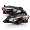For 2019-2021 Chevy Malibu [Halogen Type] Projector Chrome Headlights Pair LH+RH