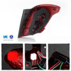 For 2013-2016 Buick Encore Chrome Red Tail Lamp Brake Light Driver Left LH 13-16