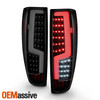 For Colorado Canyon i-280 i-350 i-290 i-370 Full LED Tube Black Smoke Tail Light