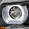 For 09-11 BMW 323i 335i M3 Sedan HID-AFS Black Projector Headlight w/ LED Signal